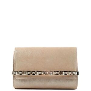 Authentic Jimmy Choo Clutch with Crystal Embellishment